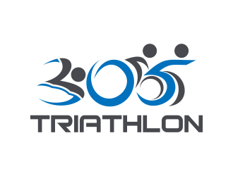 305 Triathlon logo design by javaz
