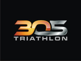 305 Triathlon logo design by josephira