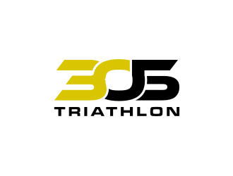305 Triathlon logo design by johana