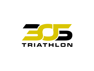 305 Triathlon logo design by johana