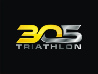 305 Triathlon logo design by josephira