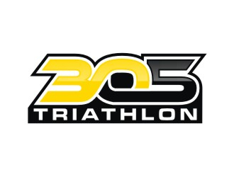 305 Triathlon logo design by josephira