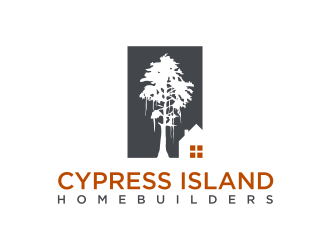 Cypress Island HomeBuilders logo design by GassPoll