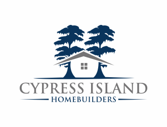 Cypress Island HomeBuilders logo design by hidro