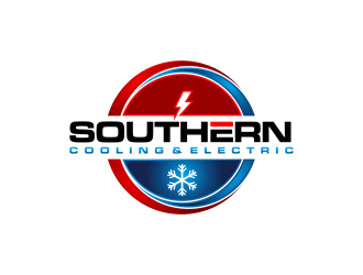 Southern Cooling & Electric logo design by haidar