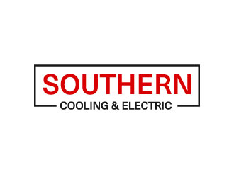 Southern Cooling & Electric logo design by aryamaity