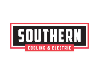 Southern Cooling & Electric logo design by aryamaity