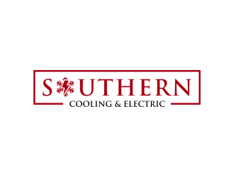 Southern Cooling & Electric logo design by GassPoll