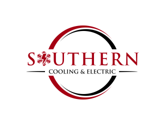 Southern Cooling & Electric logo design by GassPoll