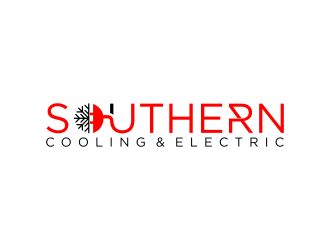Southern Cooling & Electric logo design by GassPoll