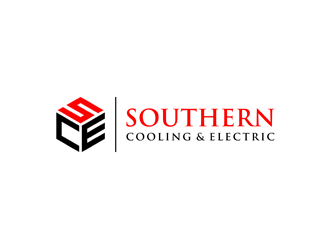 Southern Cooling & Electric logo design by alby