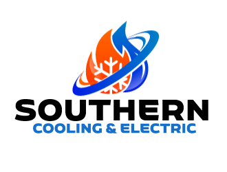 Southern Cooling & Electric logo design by AamirKhan