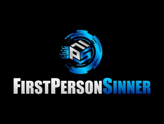 FirstPersonSinner logo design by rizuki
