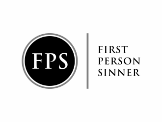 FirstPersonSinner logo design by menanagan