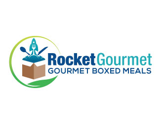 Rocket Gourmet logo design by invento