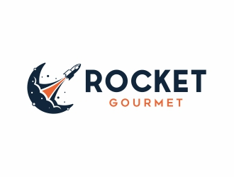 Rocket Gourmet logo design by Mardhi