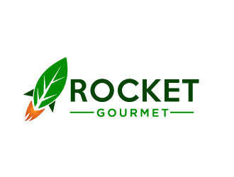 Rocket Gourmet logo design by MonkDesign
