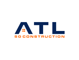 ATL 50 CONSTRUCTION logo design by bricton