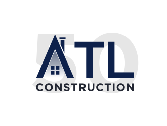 ATL 50 CONSTRUCTION logo design by GassPoll