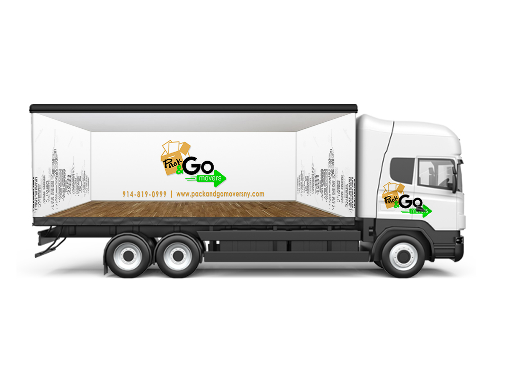 Pack & Go Movers  logo design by Niqnish
