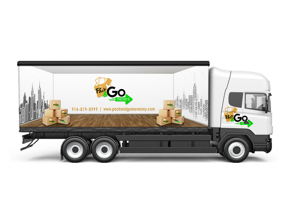 Pack & Go Movers  logo design by Niqnish