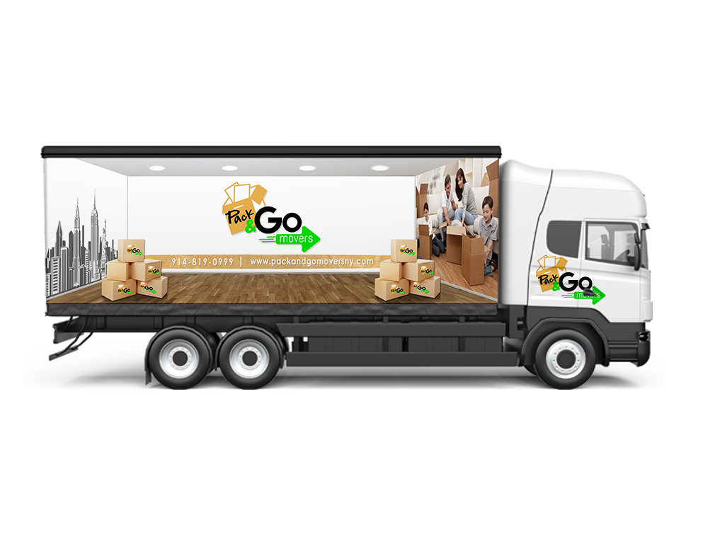 Pack & Go Movers  logo design by Niqnish