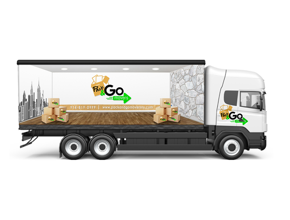 Pack & Go Movers  logo design by Niqnish
