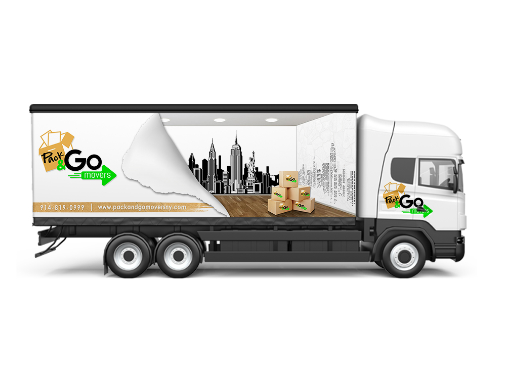 Pack & Go Movers  logo design by Niqnish