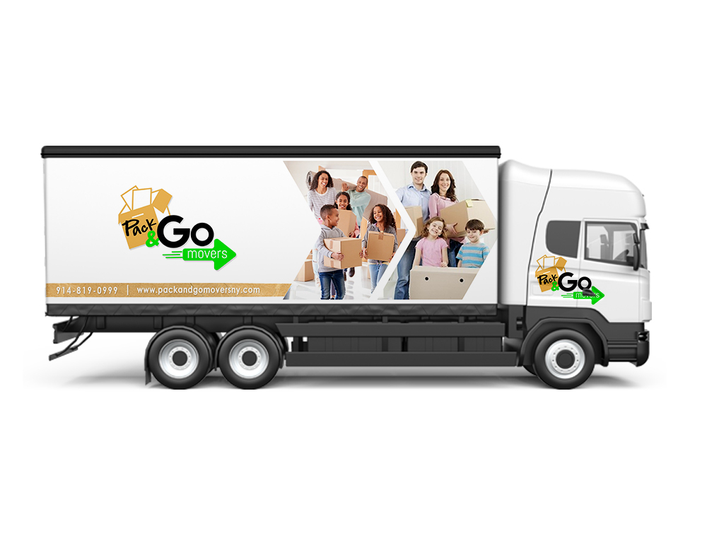 Pack & Go Movers  logo design by Niqnish