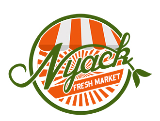 nyack fresh market logo design by bougalla005