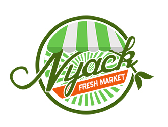 nyack fresh market logo design by bougalla005