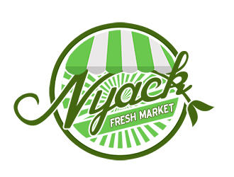 nyack fresh market logo design by bougalla005