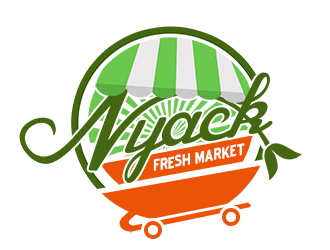 nyack fresh market logo design by bougalla005