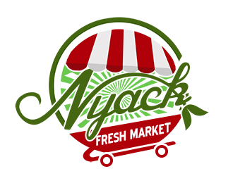 nyack fresh market logo design by bougalla005