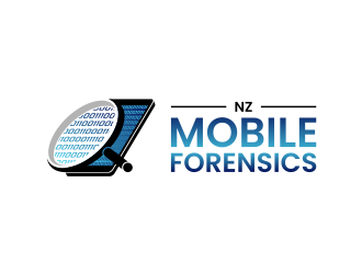 NZ Mobile Forensics logo design by yunda