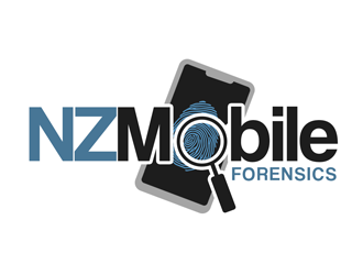 NZ Mobile Forensics logo design by kunejo