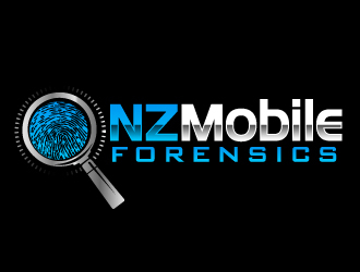 NZ Mobile Forensics logo design by AamirKhan