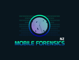 NZ Mobile Forensics logo design by czars