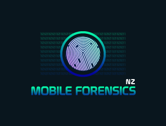 NZ Mobile Forensics logo design by czars