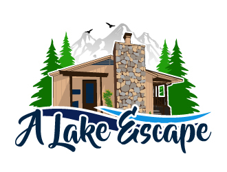 A Lake Escape logo design by AamirKhan