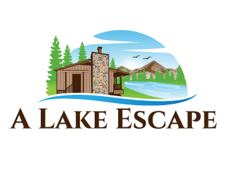 A Lake Escape logo design by jaize
