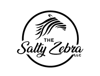 The Salty Zebra, llc logo design by Roma