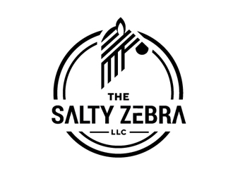 The Salty Zebra, llc logo design by Roma