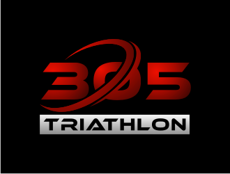 305 Triathlon logo design by ndndn