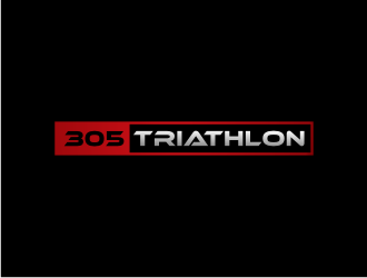 305 Triathlon logo design by ndndn