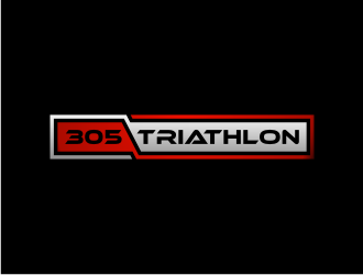 305 Triathlon logo design by ndndn