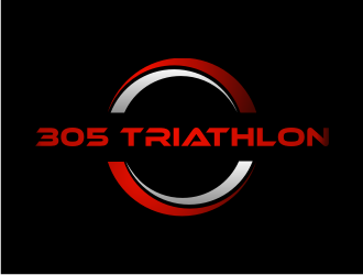 305 Triathlon logo design by ndndn