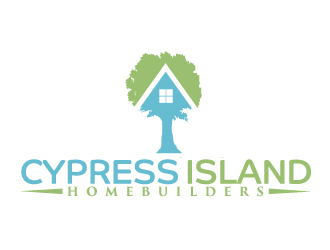Cypress Island HomeBuilders logo design by AamirKhan