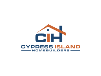 Cypress Island HomeBuilders logo design by bricton
