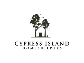 Cypress Island HomeBuilders logo design by jishu